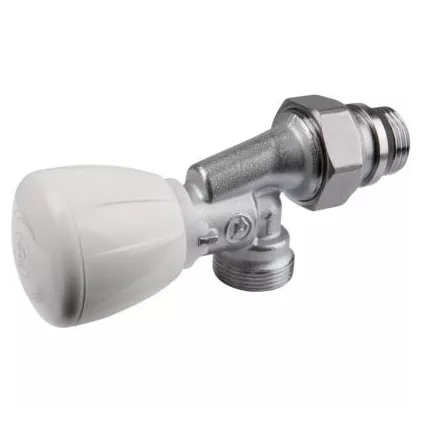 Robinet de radiateur équerre inversé 1/2 série alésage 16 r435 tg
