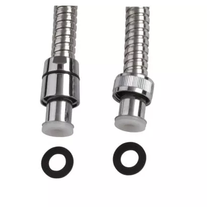 Flexible Douche Inox Double Agrafage 2.00 ML 1/2