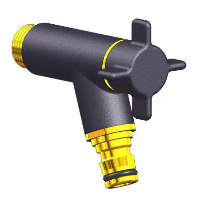 Robinet Arrosage OSLO Horizontal Couleur Anthracite