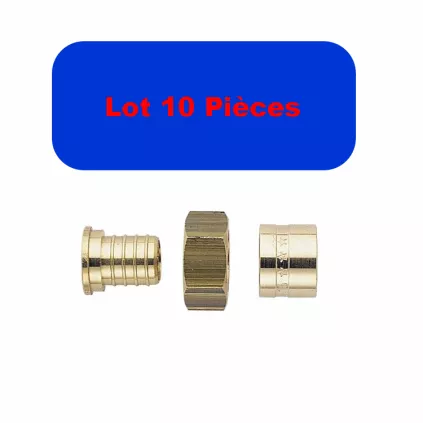 Ecrou Tournant PER à Glissement 3/4 20 - Lot 10 Pièces SOMATHERM