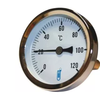 Thermomètre Axial 63 mm 120°C THERMADOR