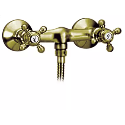 Mélangeur Douche 1866 Classic laiton Vieilli GROBER GRB eco-bricolage.com