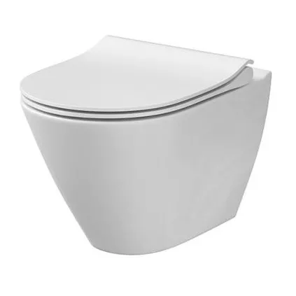 Cuvette Suspendue Sans Bride ROLF Avec abattant