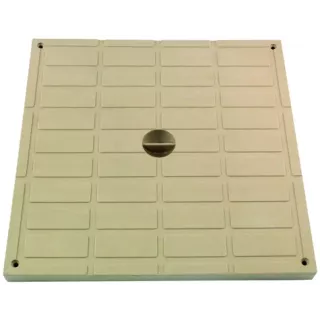 Tampon Regard PVC léger 300x300 sable