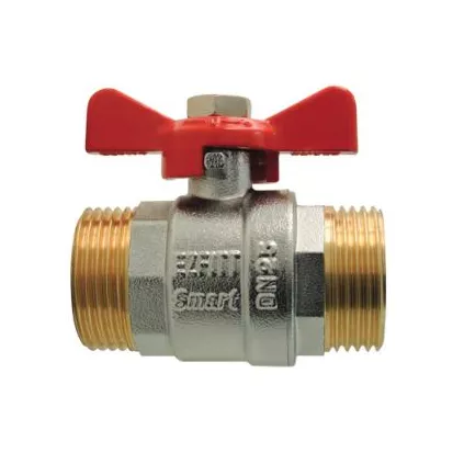 Vanne d'arrêt 1/4 de tour à sphère MM Papillon