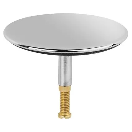 Clapet universel de baignoire 71 mm chromé + tige 8 mm