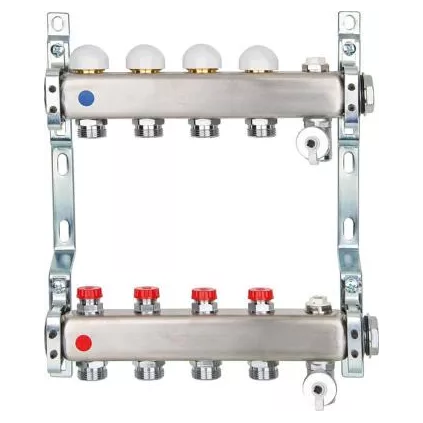 Collecteur de Plancher chauffant Inox réglage Manuel