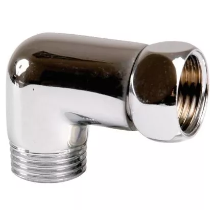 Coude laiton Chromé MF Ecrou libre 1/2
