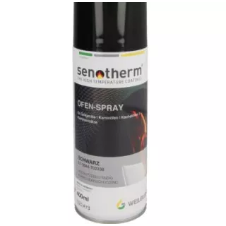 Spray Peinture Noir Mat +500°C Spécial tube poêle ECO-BRICOLAGE -