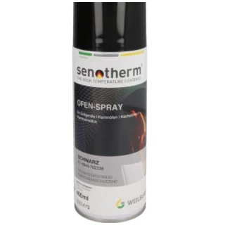 Spray Peinture Noir Mat +500°C Spécial tube poêle ECO-BRICOLAGE -
