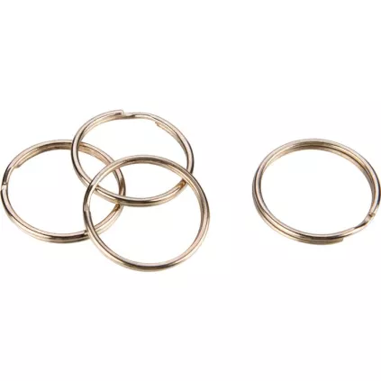 Anneau Ø 18 laiton brisé Chromée vendu à la pièce