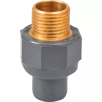 Raccord Pvc pression Mixte Filetage Male Laiton