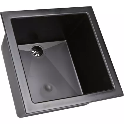 Bac polypropylène pour paillasses de laboratoire 30 cm x 30 cm P 20 cm