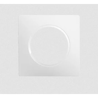 Plaque de finition 1 Poste Casual EVO Blanc
