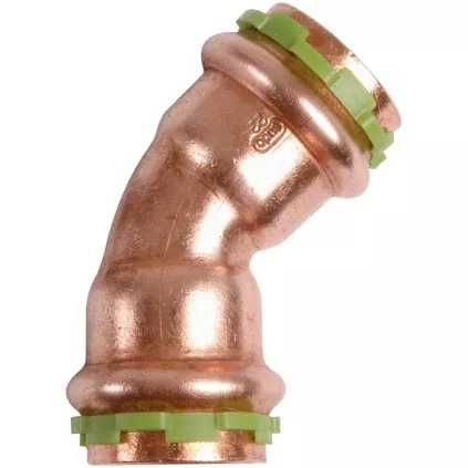 Courbe cuivre Sertir 45°FF VC 5041