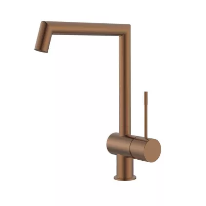 Mitigeur Evier Bec haut DRAKAR cuivre brossé