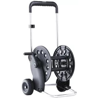 Chariot dévidoir en plastique aluminium CLABER Ecosei