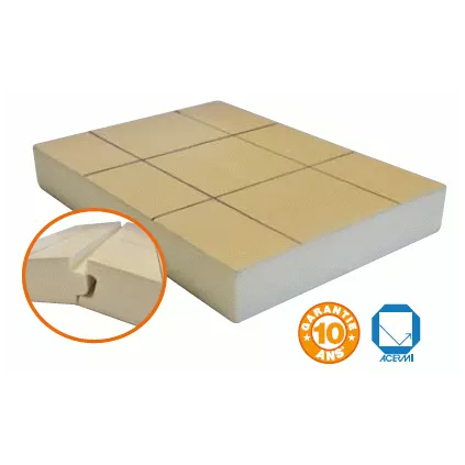 Lot 6 dalles de plancher lisse R3.70 EP 80 mm 7.20M² SOMATHERM