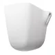 Lavabo Suspendu Blanc Semi-colonne NF 60x50cm ECO-BRICOLAGE