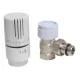 Kit robinet Thermostatique équerre 3/8 (12x17) Tête 190 Ayor