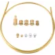 Kit conduite de gaz en laiton tube 4 mm