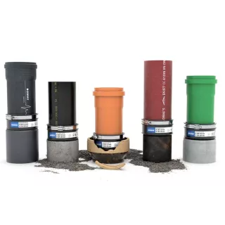 Manchette à emboitement pour réparation CSA 150/168 à 117/127 mm