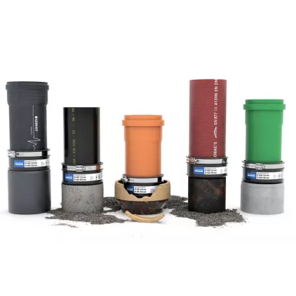 Manchette à emboitement pour réparation CSA 150/168 à 117/127 mm