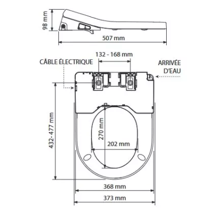 Abattant Lavant ASEO Delta OLFA