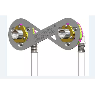 Sortie de Cloison STARFIX Multicouche M20x27 16 ANQUIER