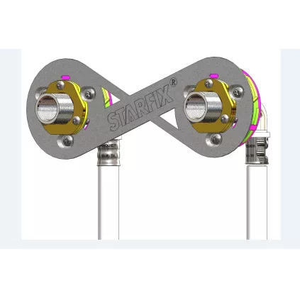 sortie de cloison starfix multicouche reglable 0278s