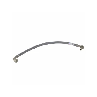 Flexible tressé lg 420 f1/4 f1/4 coudé FRISQUET 220358