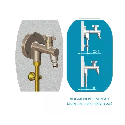 Applique à visser OSLO NICKEL