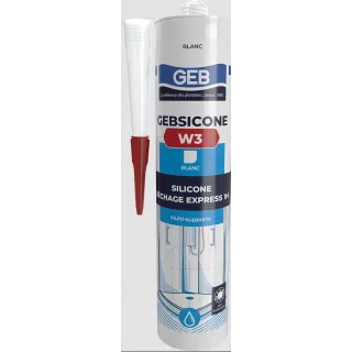 Gebsicone W3 Blanc 310 ML Qualité Préminum 890750