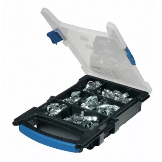 Coffret collier acier bande non perforée W1 Assortiment 100 Pièces