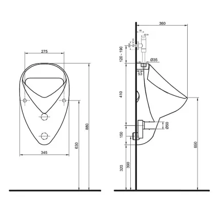 Pack URINOIR Zen 345x380x560 mm
