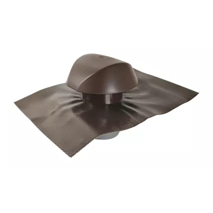 Chapeau de ventilation avec collerette D125 ATEMAX® Anthracite