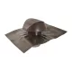 Chapeau de ventilation avec collerette D100 ATEMAX® Anthracite