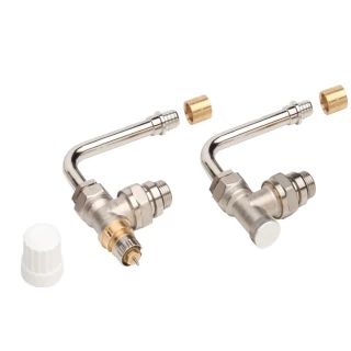 RA-N HC Corps Danfoss PER à glissement avec son coude de réglage RLV,