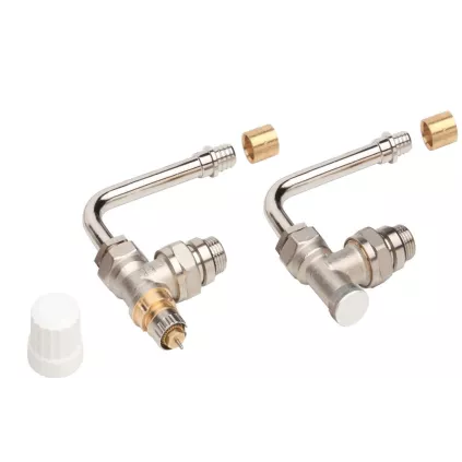 Kit Robinet Equerre inversé +Coude PER glissement 12