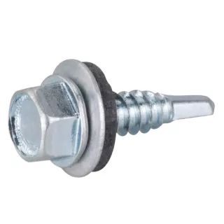 Vis tôle Autoperceuse tête hexagonale  D 6.3x50 100P