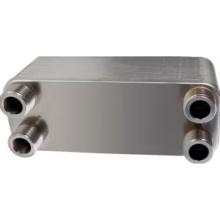 Echangeur a plaque ZB 16 Plaques 0-20 KW  3/4 Male