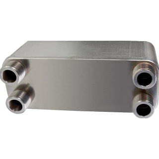 Echangeur a plaque ZB 16 Plaques 0-20 KW  3/4 Male