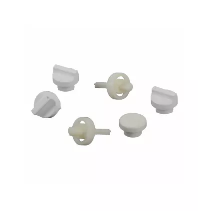 Ensemble boutons et axes blancs UNICAL 04482E