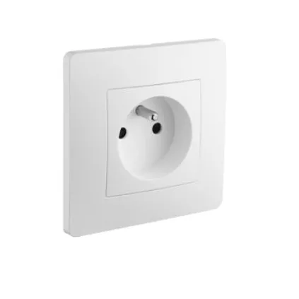 Prise Caly Blanc 2 P + T