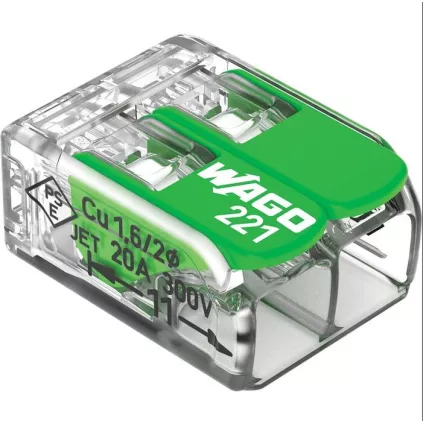 Borne de connexion avec levier 221-422 100 Pièces