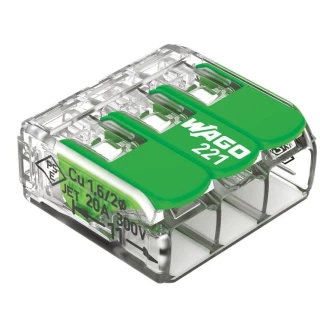 Borne de connexion avec levier 221-423 50 Pièces