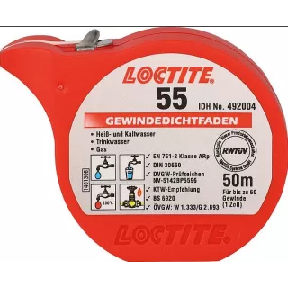 Fil d'étanchéité pour filetage LOCTITE 55 50 mètres