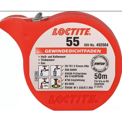 Fil d'étanchéité pour filetage LOCTITE 55 50 mètres