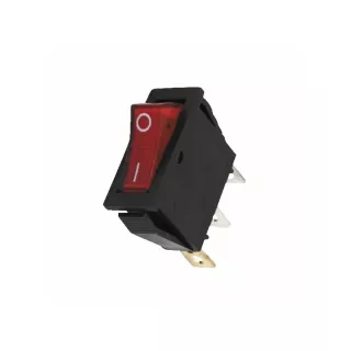 Interrupteur lumineux rouge chaudière 0/1 15A