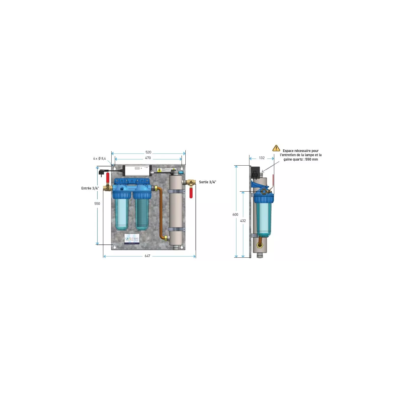 Station UVFILTER+ W48